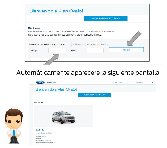 Asociate al Plan Ovalo